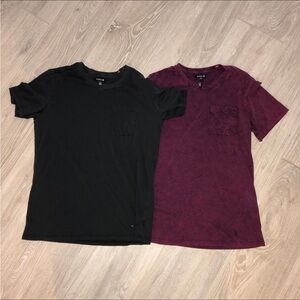 STANCE Lot Of 2 Short Sleeve Butter Soft Shirts Tops WOMENS  sz L
